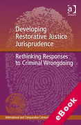 Cover of Developing Restorative Justice Jurisprudence: Rethinking Responses to Criminal Wrongdoing (eBook)