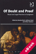 Cover of Of Doubt and Proof: Ritual and Legal Practices of Judgment (eBook)