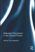 Cover of Defendant Participation in the Criminal Process