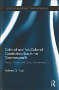 Cover of Colonial and Post-Colonial Constitutionalism in the Commonwealth: Peace, Order and Good Government
