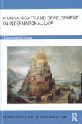 Cover of Human Rights and Development in International Law
