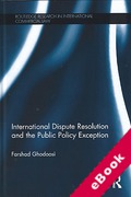 Cover of International Dispute Resolution and the Public Policy Exception (eBook)