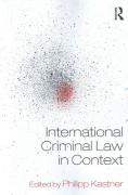 Cover of International Criminal Law in Context