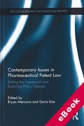 Cover of Contemporary Issues in Pharmaceutical Patent Law (eBook)