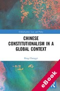 Cover of Chinese Constitutionalism in a Global Context (eBook)