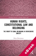 Cover of Human Rights, Constitutional Law and Belonging: The Right to Equal Belonging in Democratic Society (eBook)