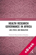 Cover of Health Research Governance in Africa (eBook)