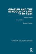Cover of Gratian and the Schools of Law 1140-1234