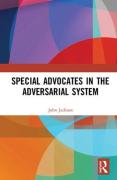 Cover of Special Advocates in the Adversarial System