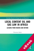 Cover of Local Content Oil and Gas Law in Africa: Lessons from Nigeria and Beyond (eBook)