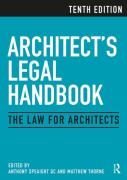 Cover of Architect's Legal Handbook: The Law for Architects