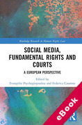 Cover of Social Media, Fundamental Rights and Courts: A European Perspective (eBook)
