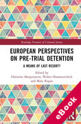 Cover of European Perspectives on Pre-Trial Detention: A Means of Last Resort? (eBook)