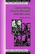 Cover of Counselling, Psychotherapy and the Law