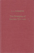 Cover of Principles of German Civil Law