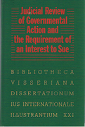 Cover of Judicial Review of Governmental Action and the Requirement an Interest to Sue