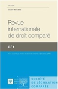 Cover of Revue Internationale de Droit Compare