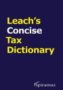 Cover of Leach's Tax Dictionary