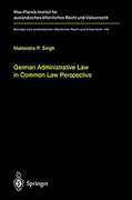 Cover of German Administrative Law in Common Law Perspective