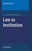 Cover of Law as Institution: Normative Language Between Power and Values