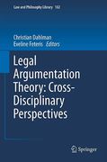 Cover of Legal Argumentation Theory: Cross-Disciplinary Perpectives