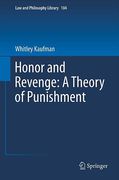 Cover of Honor and Revenge: A Theory of Punishment