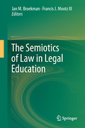 Cover of The Semiotics of Law in Legal Education