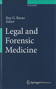Cover of Legal and Forensic Medicine