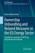 Cover of Ownership Unbundling and Related Measures in the EU Energy Sector: Foundations, the Impact of WTO Law and Investment Protection