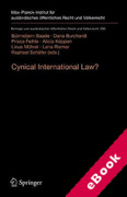 Cover of Cynical International Law? Abuse and Circumvention in Public International and European Law (eBook)