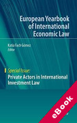 Cover of Private Actors in International Investment Law (eBook)
