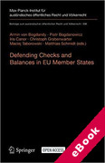 Cover of Defending Checks and Balances in EU Member States: Taking Stock of Europe&#8217;s Actions (eBook)
