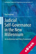 Cover of Judicial Self-Governance in the New Millennium: An Institutional and Policy Framework (eBook)