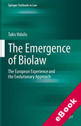 Cover of The Emergence of Biolaw: The European Experience and the Evolutionary Approach (eBook)