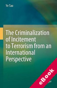 Cover of The Criminalization of Incitement to Terrorism from an International Perspective (eBook)