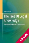 Cover of The Tree of Legal Knowledge: Imagining Blackstone's Commentaries (eBook)