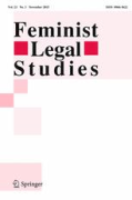 Cover of Feminist Legal Studies: Print + Basic Online