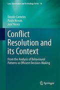 Cover of Conflict Resolution and its Context: From the Analysis of Behavioural Patterns to Efficient Decision-Making