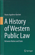 Cover of A History of Western Public Law: Between Nation and State