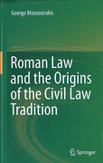 Cover of Roman Law and the Origins of the Civil Law Tradition