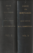 Cover of Coote on Mortgages 9th ed