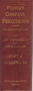 Cover of Palmer's Company Precedents 15th ed: Part II - Winding Up Forms & Practice