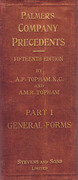 Cover of Palmer's Company Precedents 15th ed: Part I - General Forms