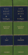 Cover of The Rent Acts 11th ed Volumes 1 & 2: Text & Statutes: