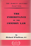 Cover of The Hamlyn Lectures: The Inheritance of the Common Law