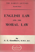 Cover of The Hamlyn Lectures: English Law and the Moral Law
