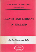 Cover of The Hamlyn Lectures: Lawyer and Litigant in England
