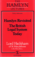 Cover of The Hamlyn Lectures: Hamlyn Revisited. The British Legal System Today