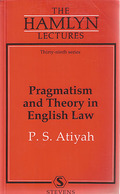 Cover of The Hamlyn Lectures: Pragmatism and Theory in English Law