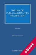 Cover of The Law of Public and Utilities Procurement 3rd ed Volumes 1 &#38; 2 (eBook)
